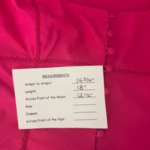 Aritzia WILFRED Palo Santo Blouse La Boheme Electron Fuchsia Embroidered XXS thumbnail 14