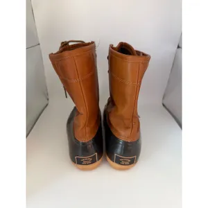 Sporto Arianna Duck Boots Womens 6.5M Brown Black Faux Fur Lined Waterproof Rain thumbnail 7