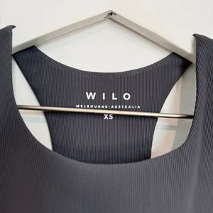 Wilo The Label Sports Bra Size XS Base Ribbed Longline Cutout Crop Top Capsule‎ thumbnail 5