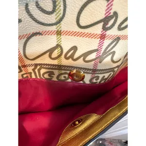Coach Heritage Tattersall Poppy Graffiti/Pop-Art Tote thumbnail 6