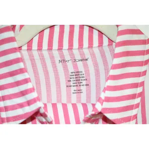 Betsey Johnson Heart Patch Cabana Button Up Shirt & Shorts Cover-up Set thumbnail 7