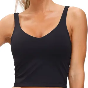 Women's Black Sports Bra Top thumbnail 1