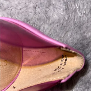 CHINESE LAUNDRY Darling Pink Purple Clear Vinyl Pointed Toe Stiletto Pumps Heels thumbnail 6