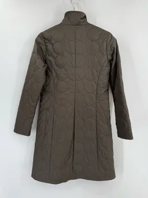 Patagonia women’s mor parka in olive‎ green size small thumbnail 2