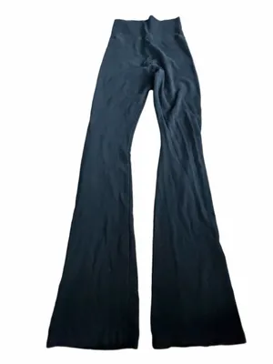Princess Polly Black Stretch Flared Leggings thumbnail 2