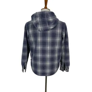 The North Face Jacket Small Blue Hooded Fleece Outdoor Hiking thumbnail 4