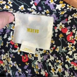 Maeve Small Floral Collar‎ Button Down Top CP4015 thumbnail 3