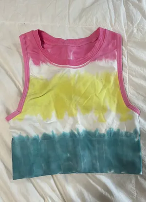 Tie Dye Ombré Tank Top Multiple Size XS thumbnail 1