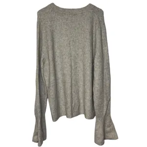 Madewell Womens Sweater Crewneck Flared Sleeve Knitted Wool Blend Beige XXL thumbnail 10
