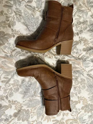 Mia brown ankle boots thumbnail 2