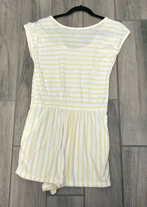 Favorites yellow stripe romper White Size M thumbnail 1