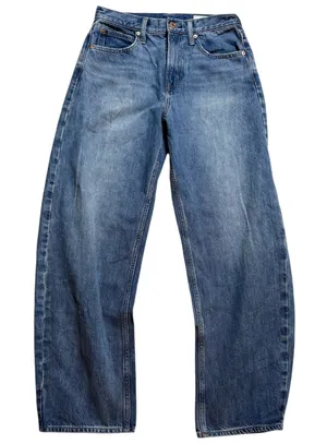 GAP Long Taper High Rise Medium Indigo Wash Women's Size‎ 27 4R thumbnail 1
