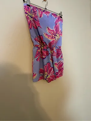 Lilly Pulitzer Ritz Romper‎ Size XXS Dahlia Purple Party Girl thumbnail 4
