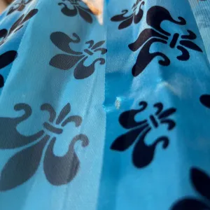 New Orleans Saints Scarf Lot of 2 Blue White Black fleur Del Lis Silk Feel Sport thumbnail 4