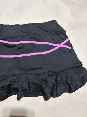 Reebok Women's Black Athletic Skort with Pink Accents medium thumbnail 6