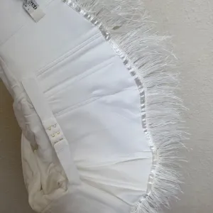 House of CB 'Bianca' White Feather Strapless‎ Dress NWOT size XS thumbnail 13