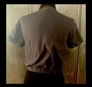 Derek Heart cropped short sleeve t-shirt - Size Medium thumbnail 3