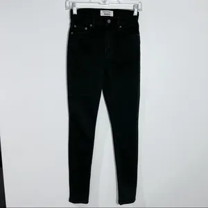 Reformation Harper Ultra High Rise Skinny Jeans‎ Black Size 24 Minimalist Casual thumbnail 2