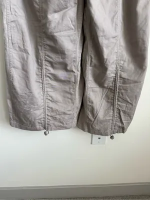 Daily Practice by Anthropologie Parachute Wide Leg Pants Taupe Small thumbnail 7