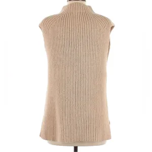 Sophie Rue Tan Mock Neck Ribbed
Sweater(Size Medium) thumbnail 2