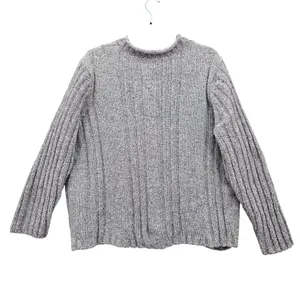 Purple Chunky Oversized Ribbed Y2K Vintage‎ Soft Erika Chenille Sweater Plus 2X thumbnail 2