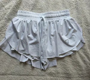 White Amazon Athletic Shorts thumbnail 1