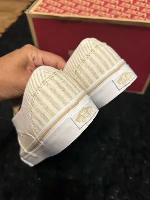 VANS off the wall striped slip on shoes sneakers women’s 7 new thumbnail 3