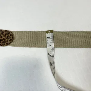 Leopard‎ Print Belt with Tan Strap thumbnail 6