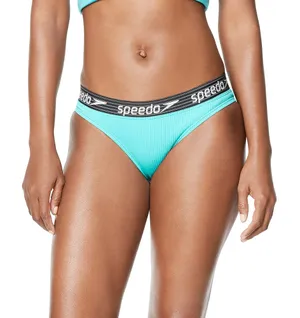 Speedo Women's Swimsuit Bottom Bikini Creora Highclo Hipster size xs NEW thumbnail 1