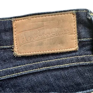 Devinbirds by Nudie Dark Wash Low Rise Birds Bootcut Dry Denim Jeans Size 27 thumbnail 11