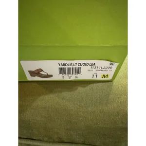 Sam Edelman Yardlie Cuoio Brown Wedge Heel Leather Strap‎ Slip On Sandal Size 11 thumbnail 8
