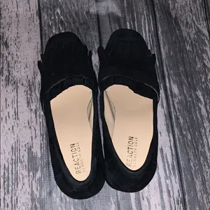 Kenneth Cole Reaction Black Suede Shoes Size 7 thumbnail 2