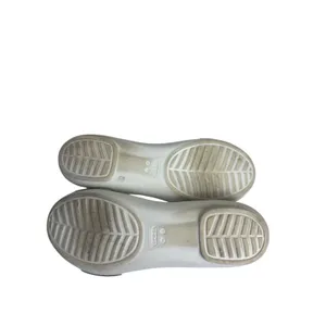 Crocs Lina Embellished D’Orsay White Sandals Size 7 Slide On Comfort Shoes thumbnail 2