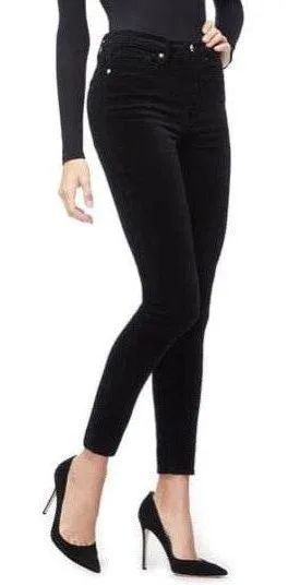 Good American Velvet High Waist Good Legs Skinny Jeans thumbnail 3