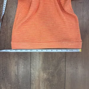 House of Harlow 1960 Coral Orange Side Slit Midi Skirt Women's Size Small Boho thumbnail 7