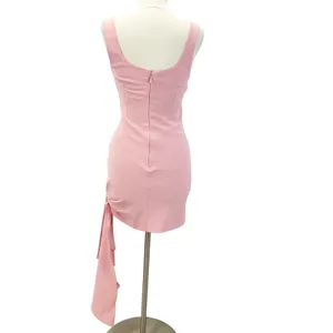 Cinq À Sept Womens Sharon Dress 8 Pink Asymmetrical Party Date Night‎ Glam HOCO thumbnail 5