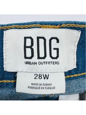 NWOT BDG Urban Outfitters Jet Twisted Blue Straight Leg Jeans 28 thumbnail 5