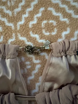 bebe Taupe Halter High-Low Dress thumbnail 4