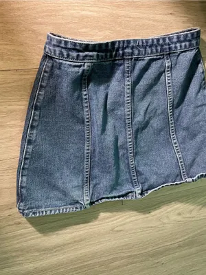 Classic Dark Blue Denim Button thumbnail 3