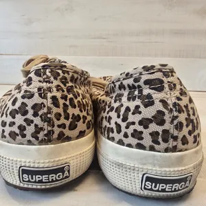 {9} Superga Cheetah Leopard Print Canvas Sneaker Shoes thumbnail 3