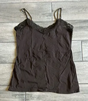 Old Navy Brown Camisole Fitted Spaghetti Straps thumbnail 1