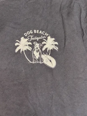Dog Beach Tshirt Gray Size M thumbnail 2