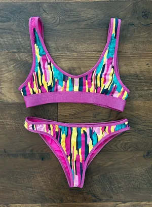 Bydee Swim two piece bikini Pink thumbnail 1