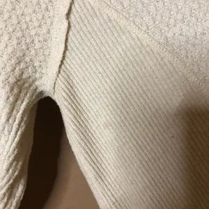 Anthropologie Eri +‎ Ali Waffle Thermal Sweater Cream Ivory Size Small thumbnail 4