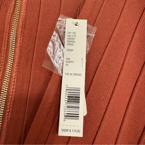Gianni Bini Burnt Orange The‎ In Crowd Dress Size Large thumbnail 7