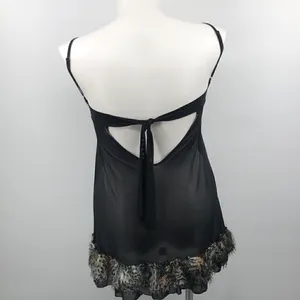Black animal print lingerie thumbnail 7