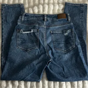 American Eagle Outfitters Mid Rise Blue Jeans thumbnail 2