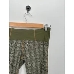 Prana Womens Green Capri Leggings Size S Workout Gym Training Low‎ Rise thumbnail 5