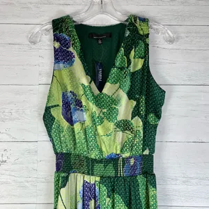 White House Black Market Floral Hi-Lo Midi Maxi Dress Size 2 NWT thumbnail 6