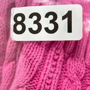 Lauren Ralph Lauren Cable Knit Sweater Womens M Pink Cotton Crew Neck Preppy thumbnail 8